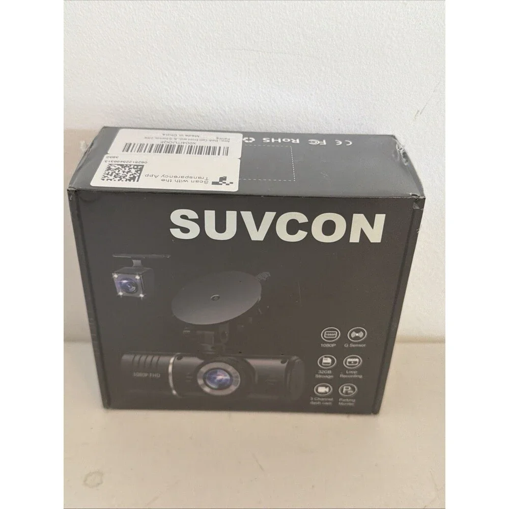 SUVCON 3CH Dash Camera w/ 32GB Memory Card (E10049545)